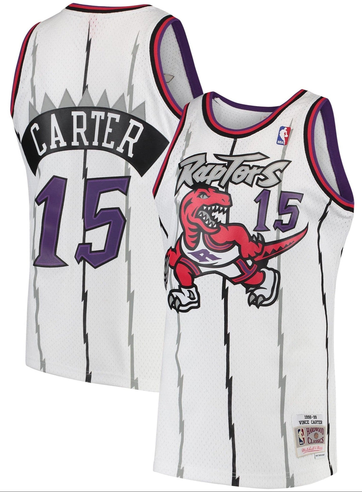 Men's Mitchell & Ness Vince Carter Toronto Raptors White product image 1