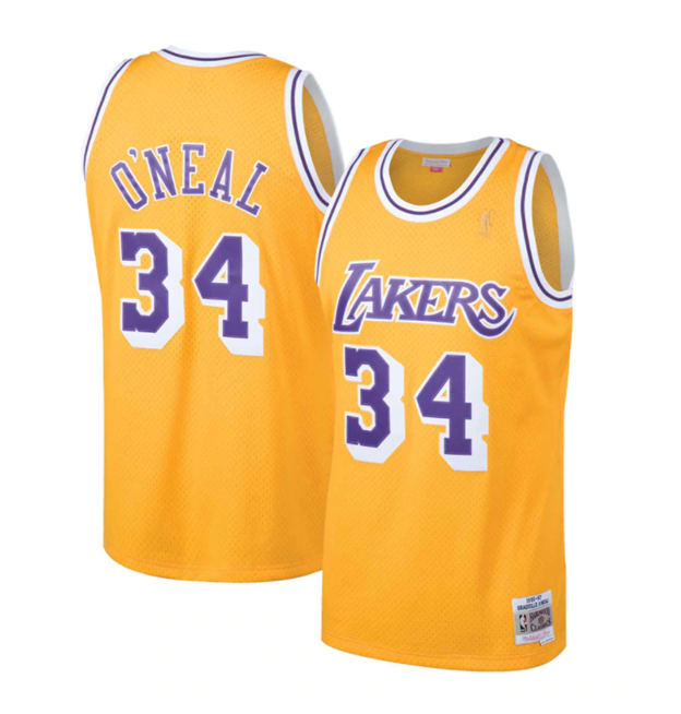 Los Angeles Lakers Shaquille O'Neal Gold 1996-97 Hardwood product image 1