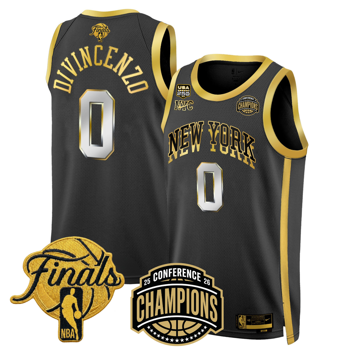 NYK 2026 Finals Limited Gold Jersey V2 - Stitched product image 12