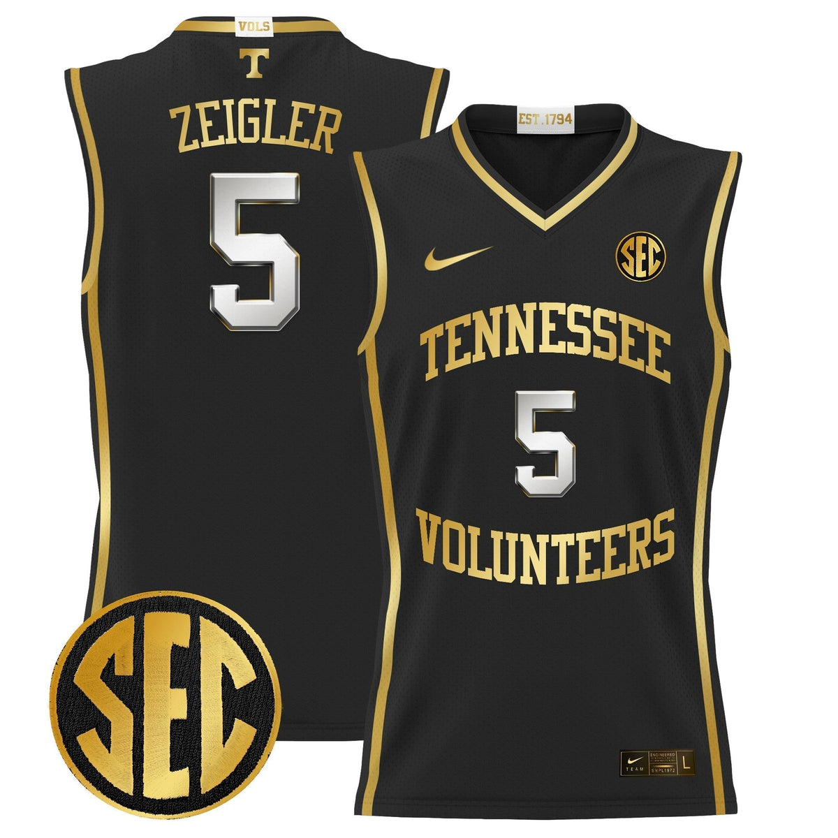 TENN 2024 Lightweight Basketball Jersey - Stitched product image 4
