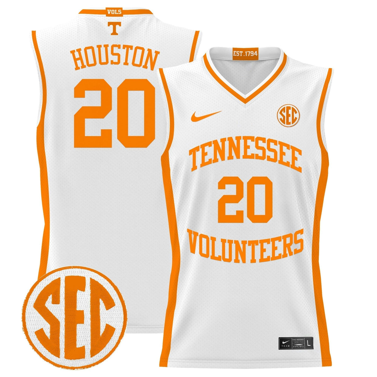 TENN 2024 Lightweight Basketball Jersey - Stitched product image 38