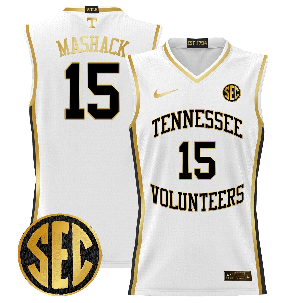 TENN 2024 Lightweight Basketball Jersey - Stitched product image 7