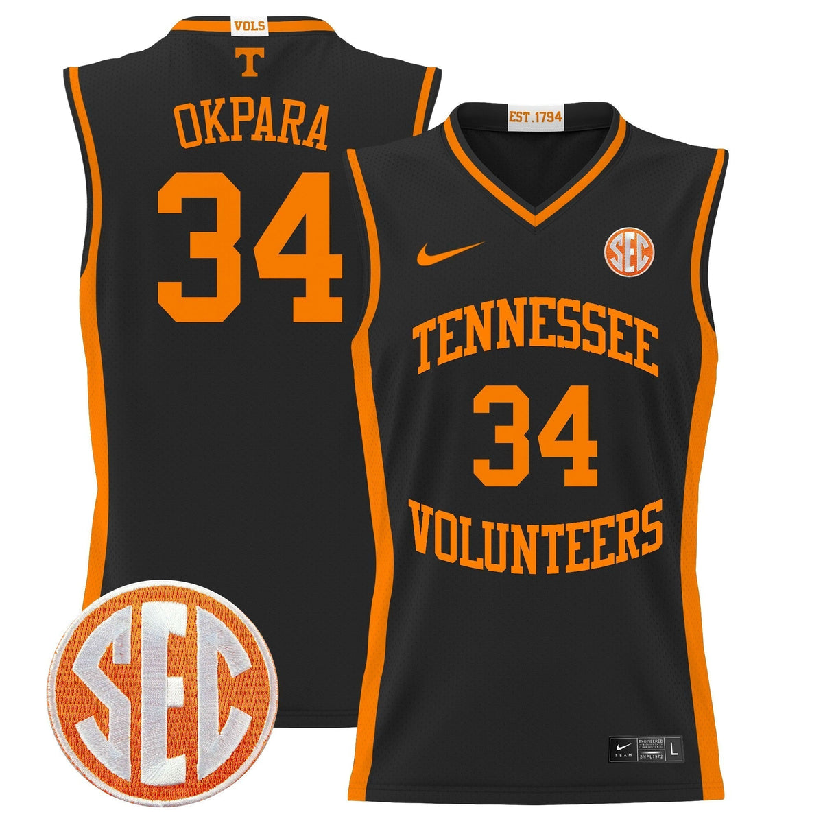 TENN 2024 Lightweight Basketball Jersey - Stitched product image 26