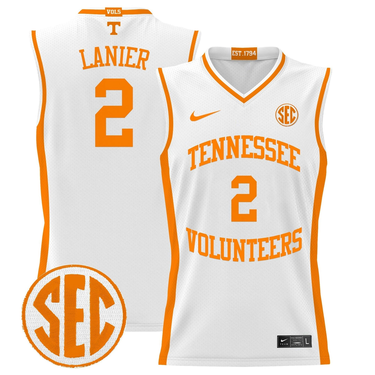 TENN 2024 Lightweight Basketball Jersey - Stitched product image 33