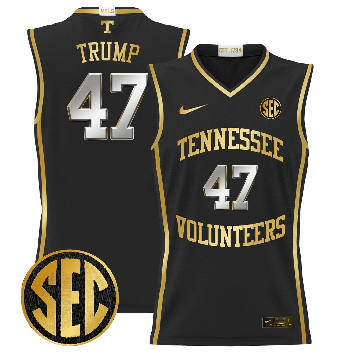 TENN 2024 Lightweight Basketball Jersey - Stitched product image 12