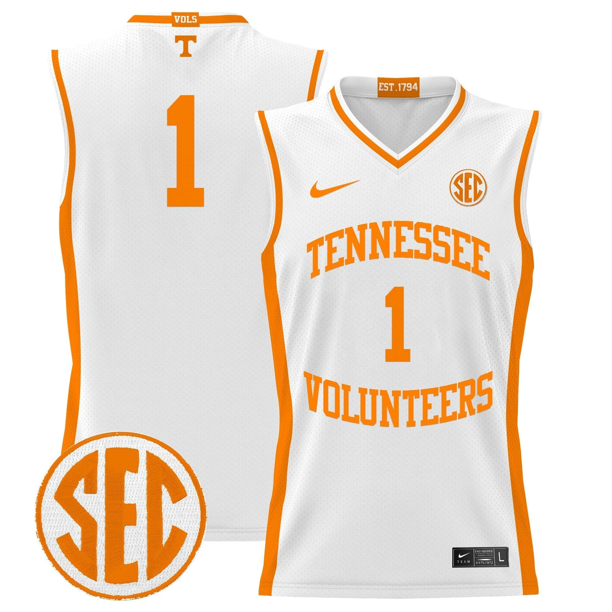 TENN 2024 Lightweight Basketball Jersey - Stitched product image 40