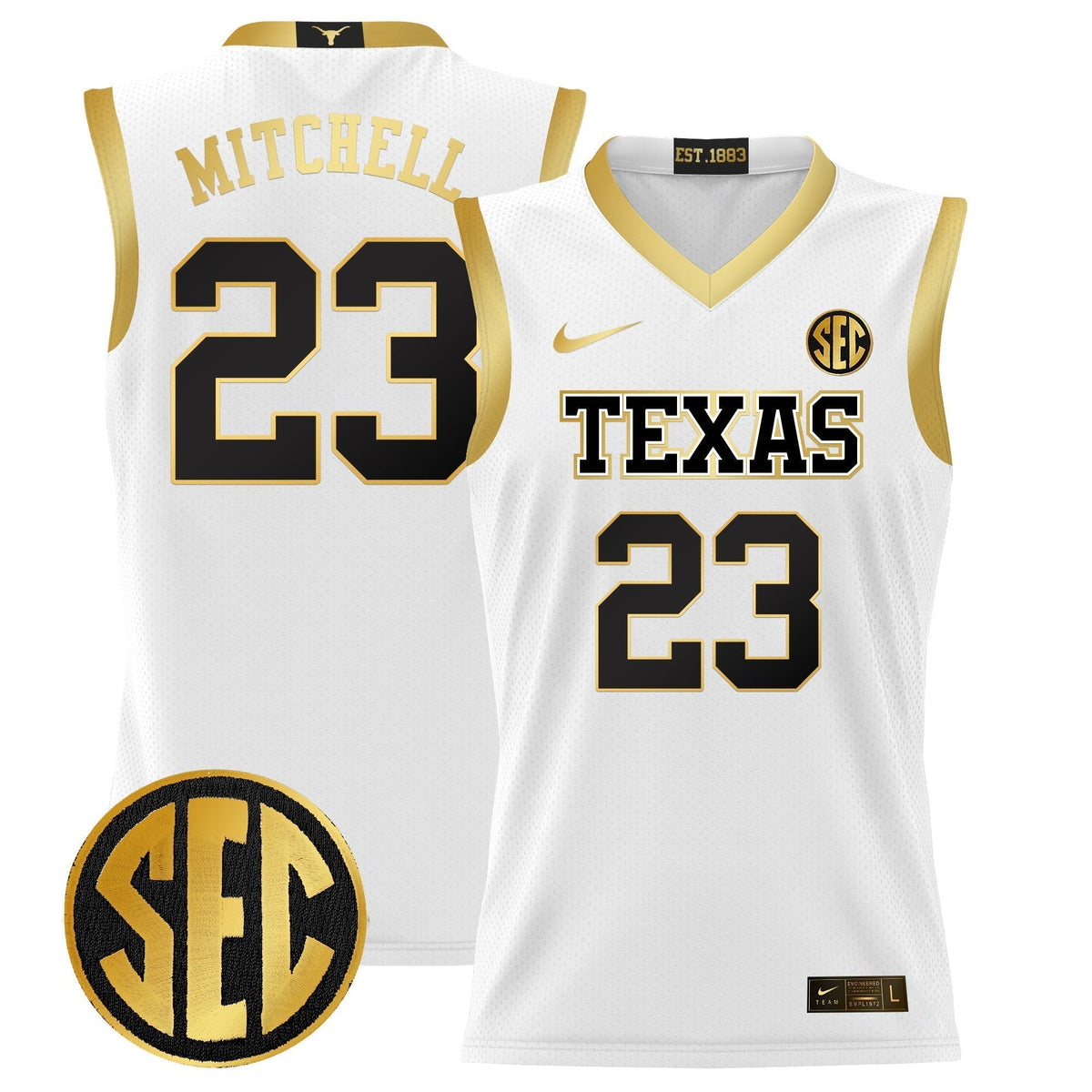 TEX 2024 Lightweight Basketball Jersey - Stitched product image 10