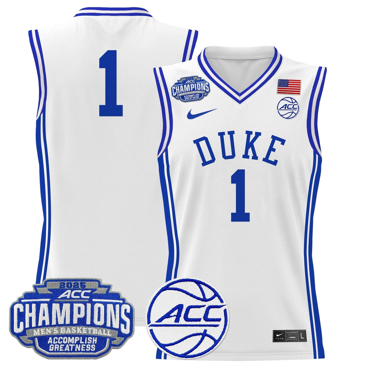 DUKE 2025 ACC Conference Tournament Champions Basketball product image 13