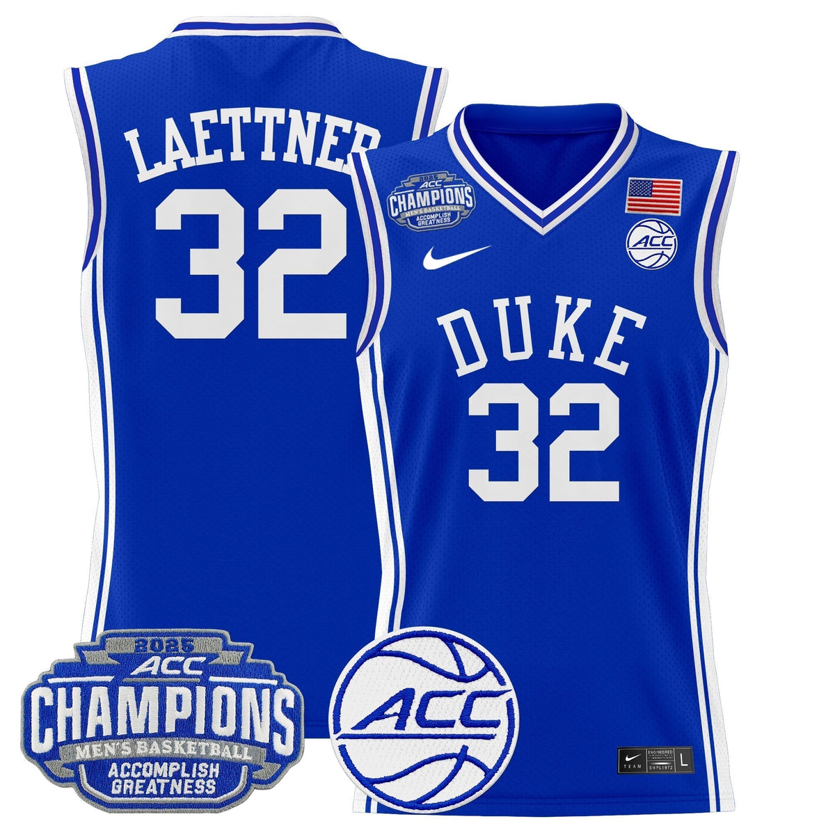DUKE 2025 ACC Conference Tournament Champions Basketball product image 6