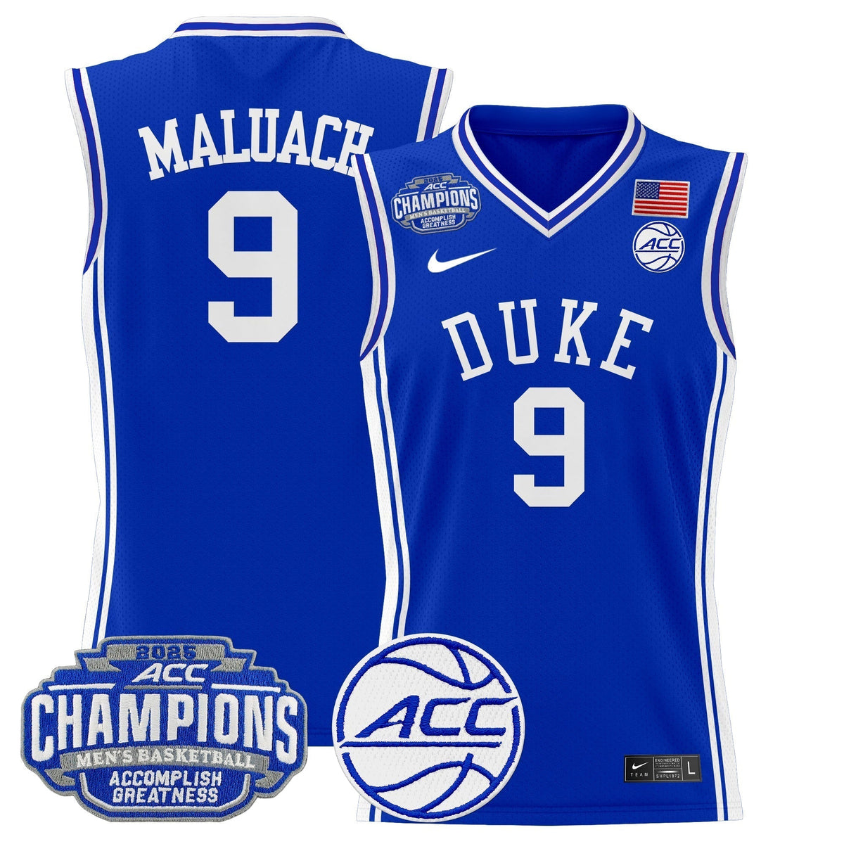 DUKE 2025 ACC Conference Tournament Champions Basketball product image 4