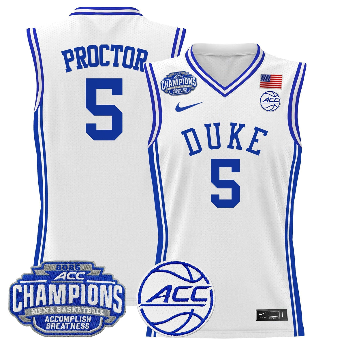 DUKE 2025 ACC Conference Tournament Champions Basketball product image 5