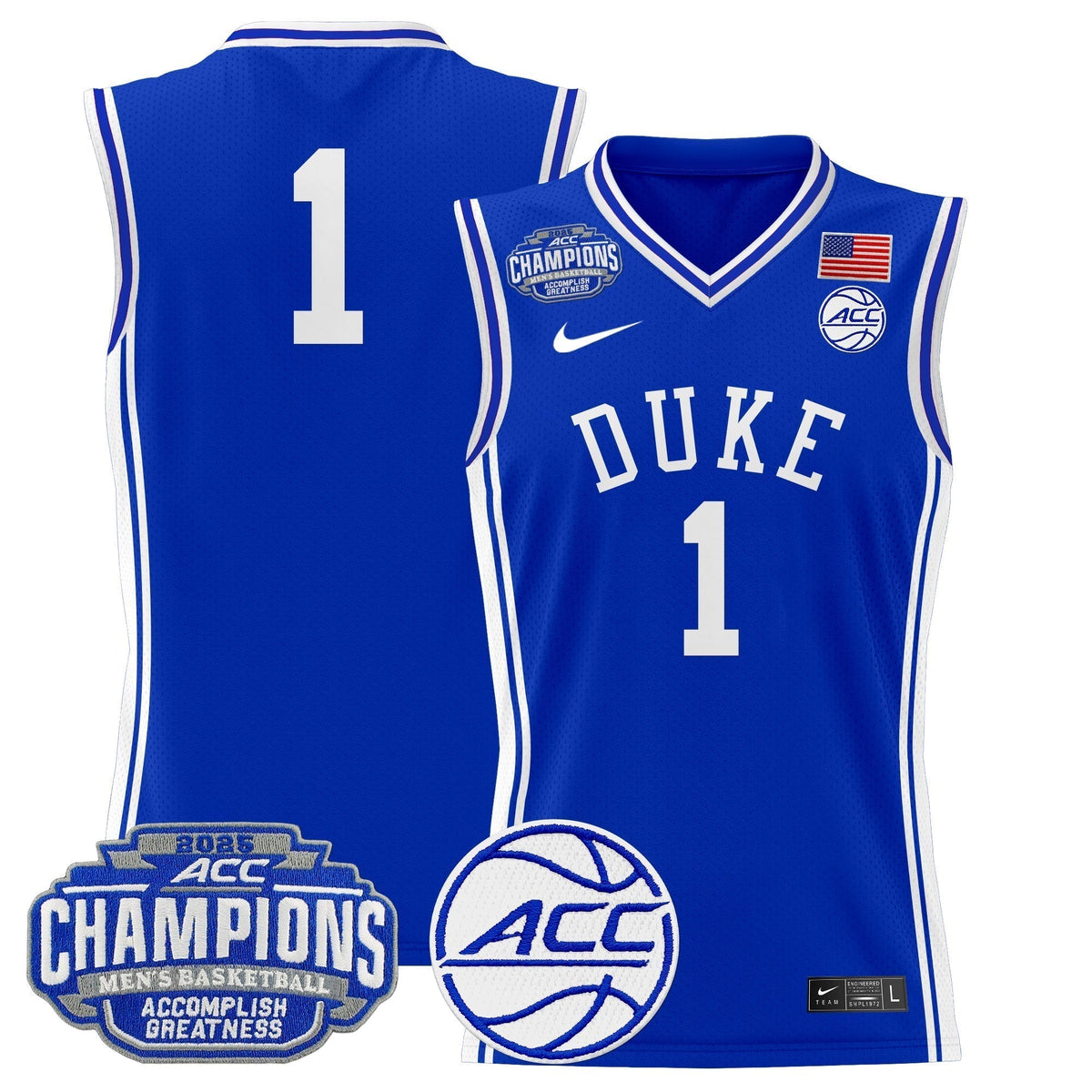DUKE 2025 ACC Conference Tournament Champions Basketball product image 10