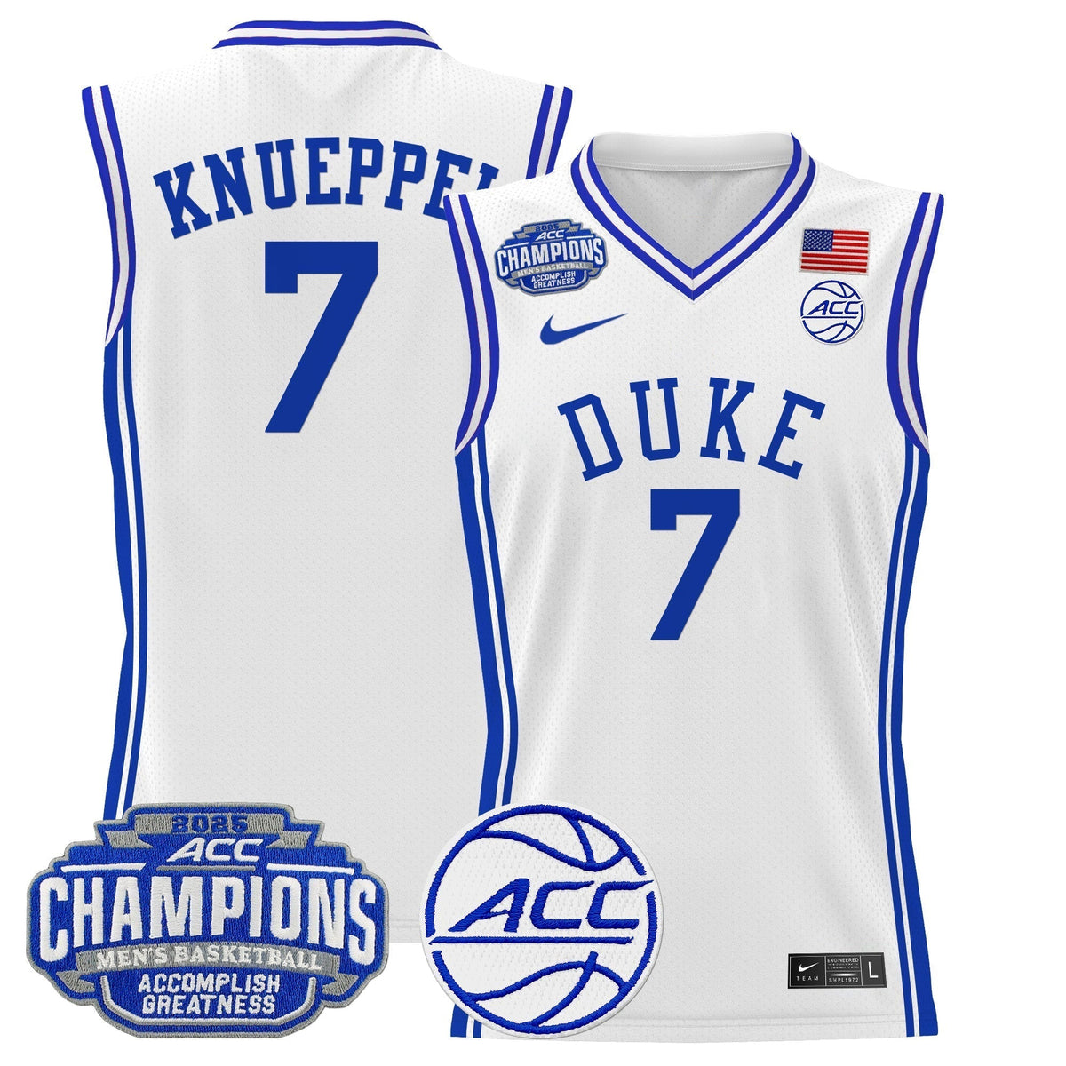 DUKE 2025 ACC Conference Tournament Champions Basketball product image 3