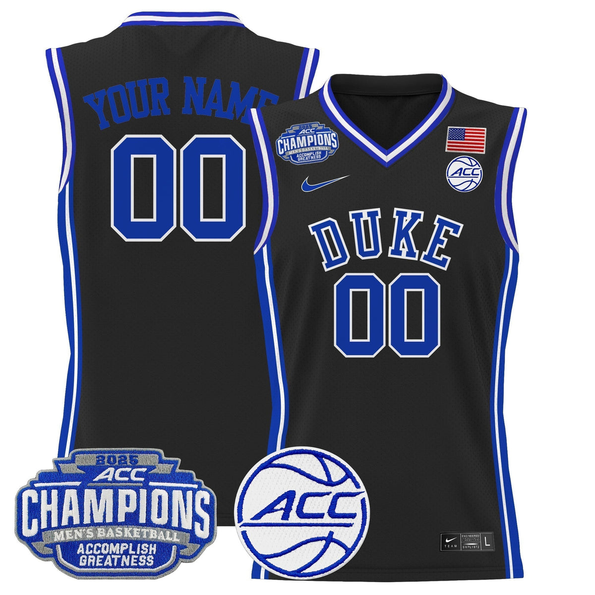 DUKE 2025 ACC Conference Tournament Champions Basketball product image 3