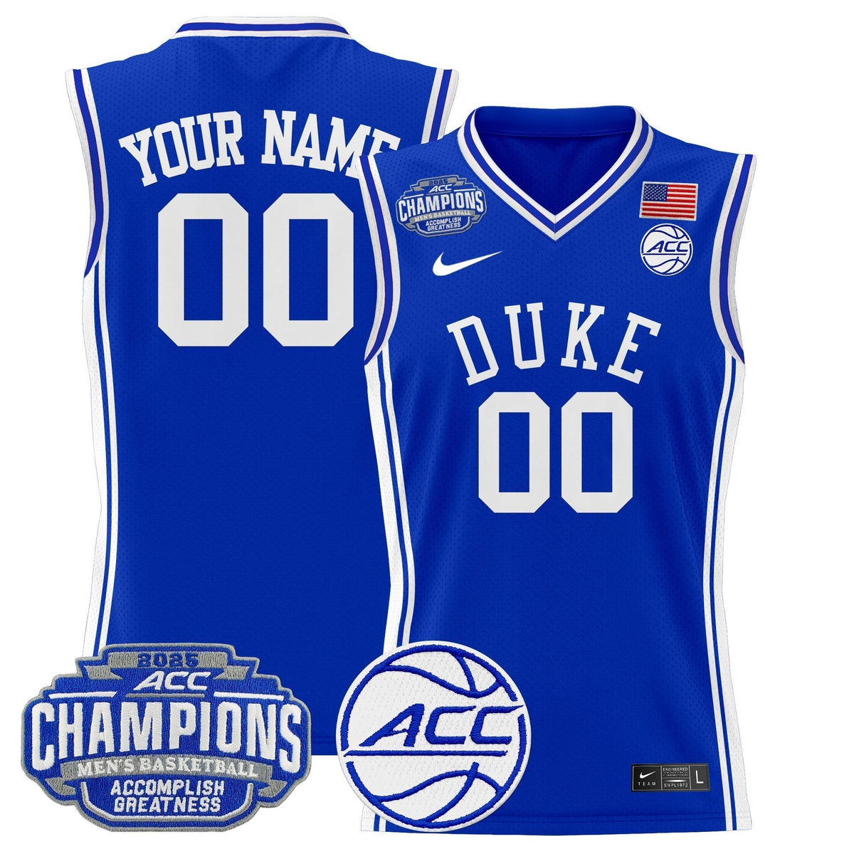 DUKE 2025 ACC Conference Tournament Champions Basketball product image 2