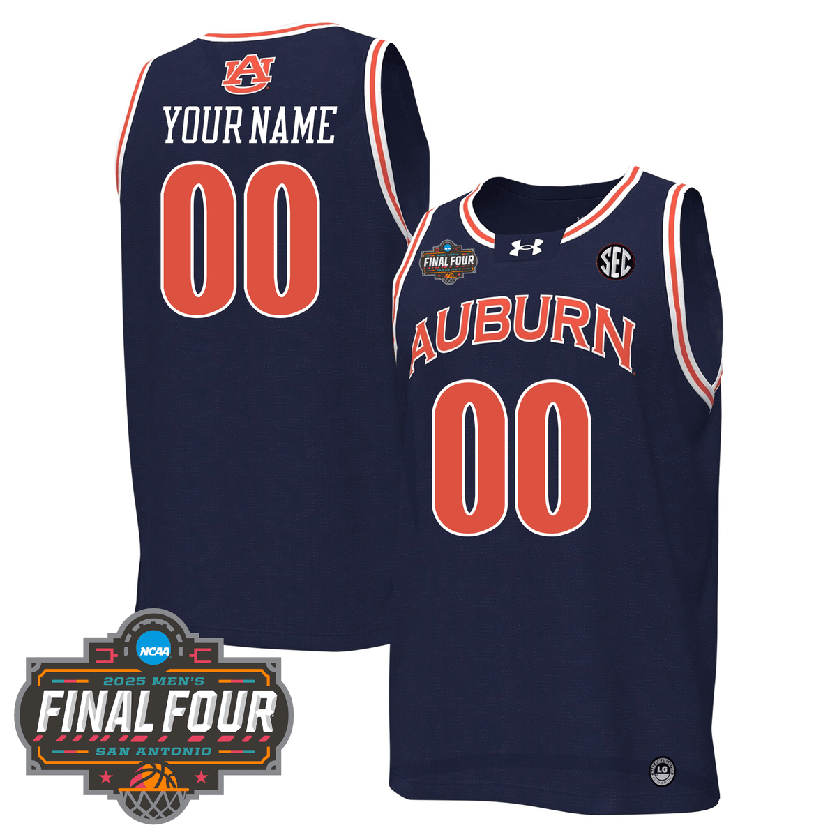 Custom AUB Basketball 24/25 Jersey - Final Four Patch product image 5