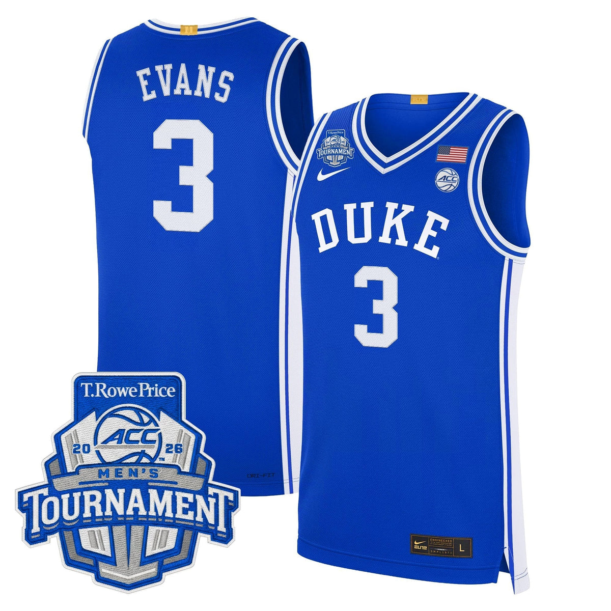 DUKE 2026 ACC Conference Tournament Champions Basketball product image 2