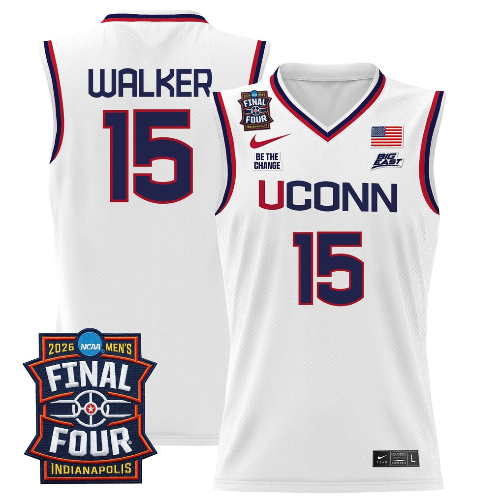 UCONN 2026 Final Four Patch Basketball Jersey - Stitched product image 7