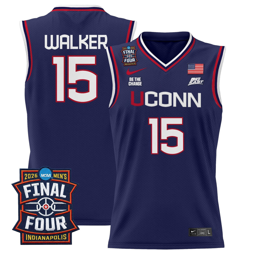UCONN 2026 Final Four Patch Basketball Jersey - Stitched product image 16