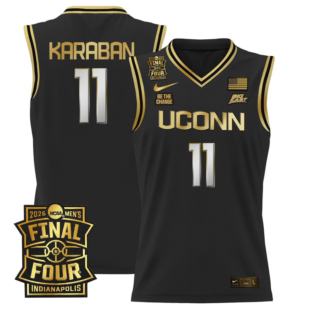 UCONN 2026 Final Four Patch Basketball Jersey - Stitched product image 28