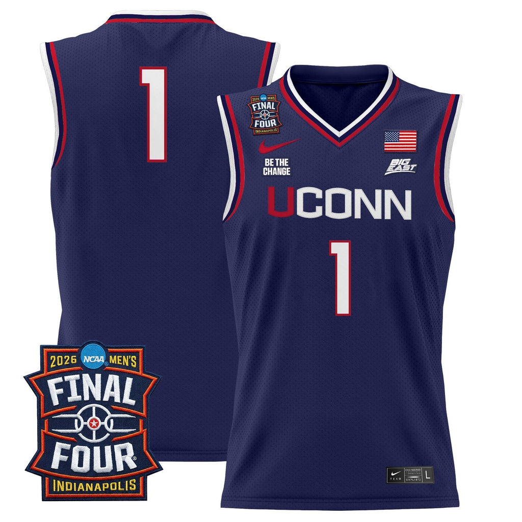 UCONN 2026 Final Four Patch Basketball Jersey - Stitched product image 18
