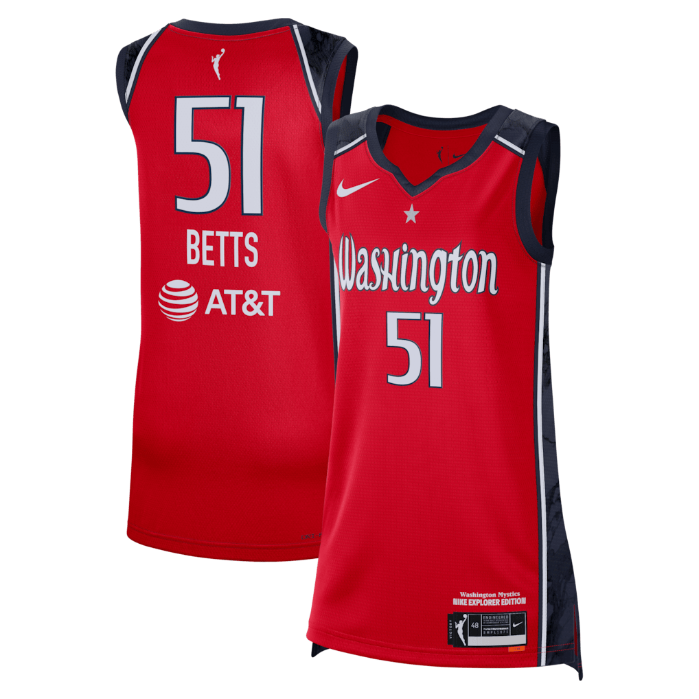 Washington Mystics Lauren Betts Victory Jersey - Explorer product image 1