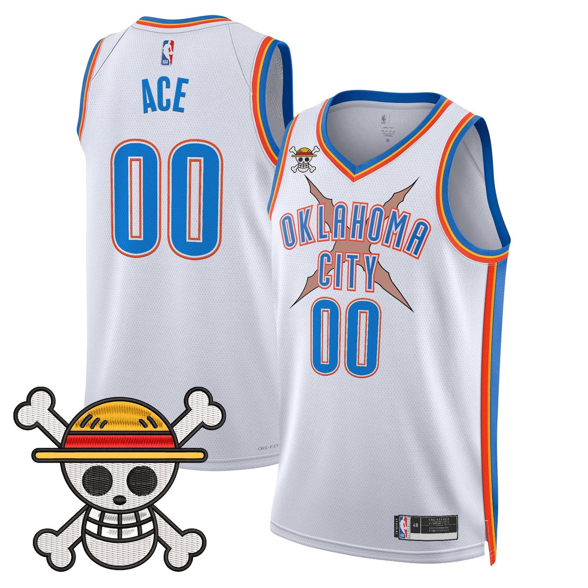 OKC x One Piece Swingman Jersey- Stitched product image 13