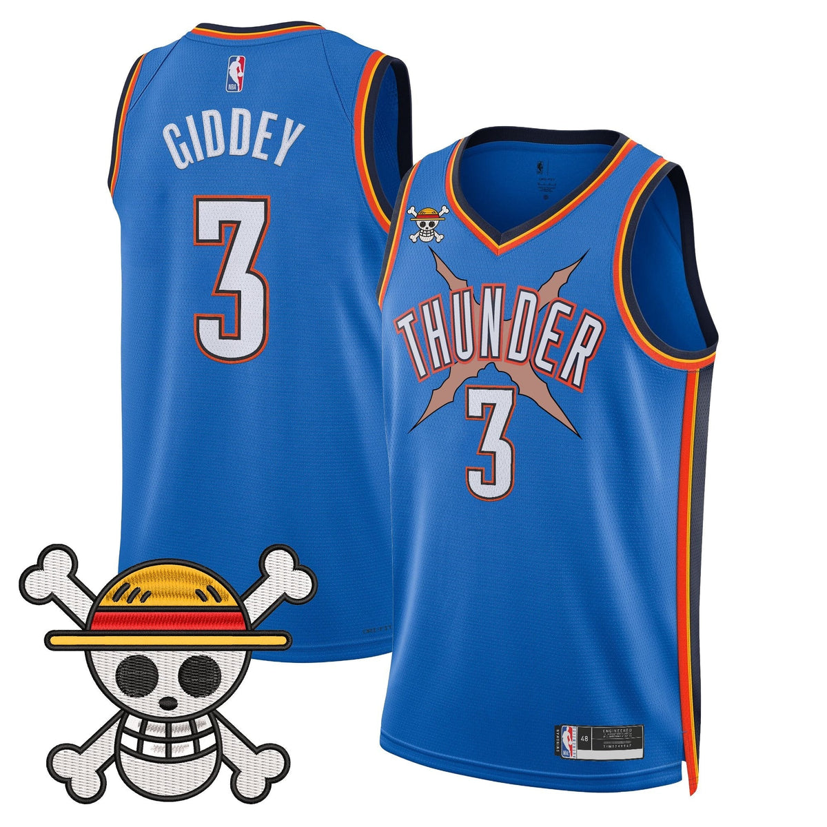 OKC x One Piece Swingman Jersey- Stitched product image 7