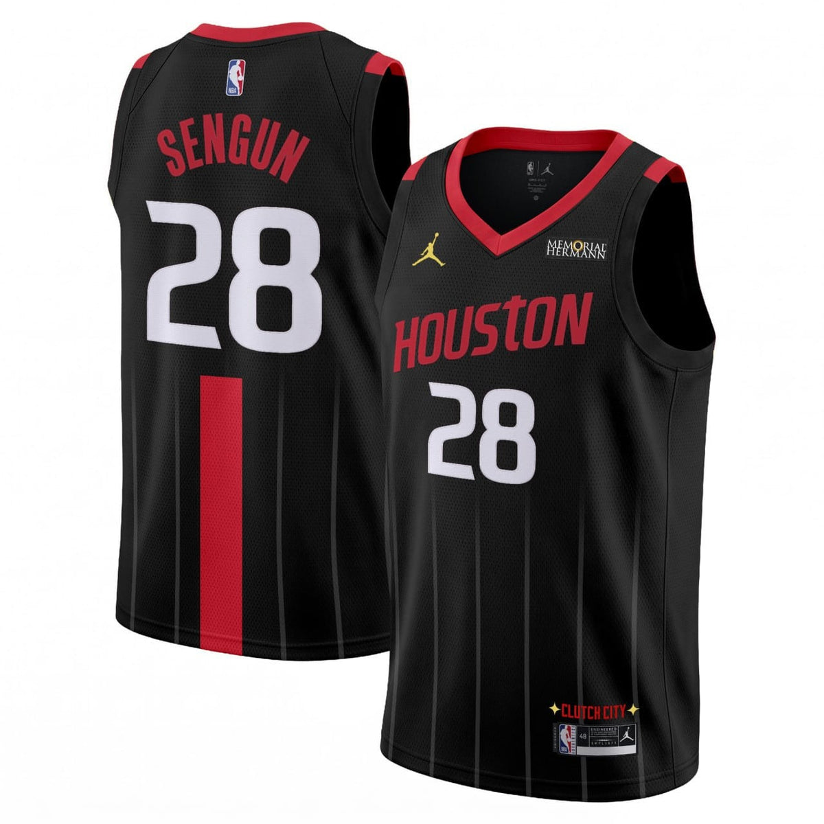 Alperen Şengün #28 HOU Jersey - Stitched product image 2