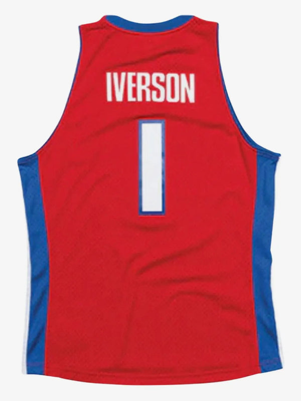 Detroit Pistons Swingman Jersey Allen Iverson 2008 09 product image 2