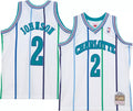 Men's Mitchell & Ness Larry Johnson Charlotte Hornets White product image 1