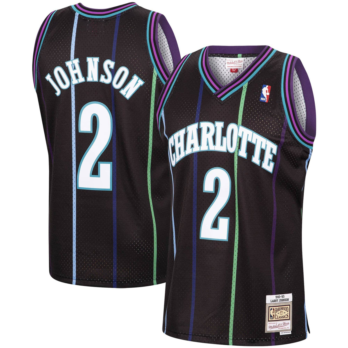 Men's Charlotte Hornets Larry Johnson Mitchell & Ness product image 1