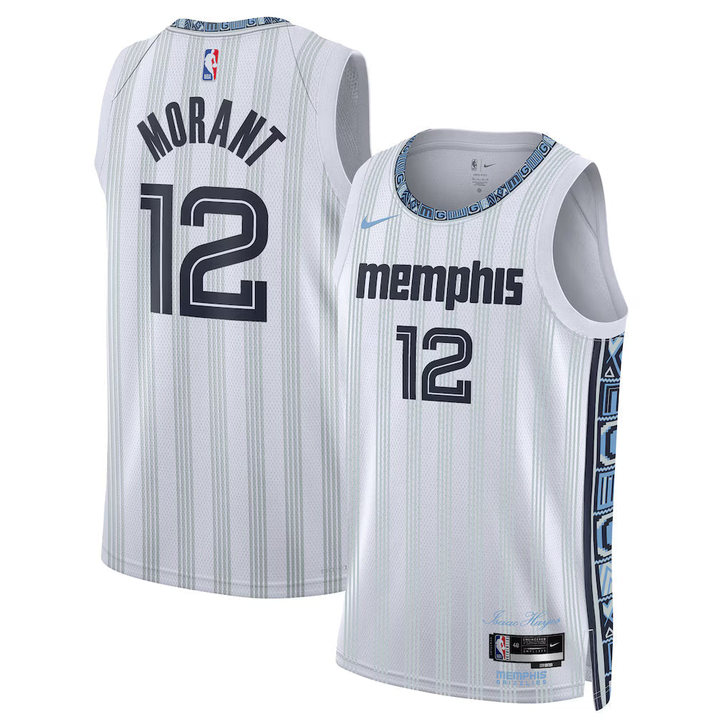 Ja Morant Memphis Grizzlies Unisex 2025/26 Jersey - White product image 1
