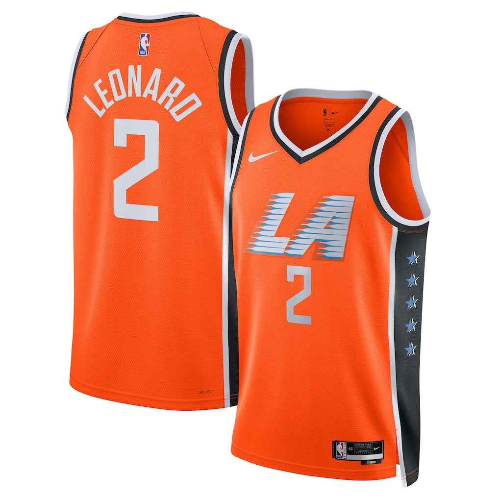 Kawhi Leonard LA Clippers Unisex 2025/26 Jersey - Orange product image 1