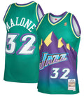 Men's Mitchell & Ness Karl Malone Green Utah Jazz 1996-97 product image 1