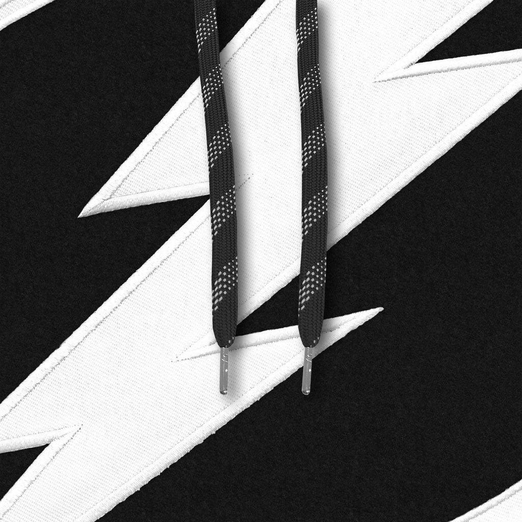 Tampa Bay Lightning NHL Bulletin Men Black Express Twill Logo Hoodie product image 2, provided for visual reference and