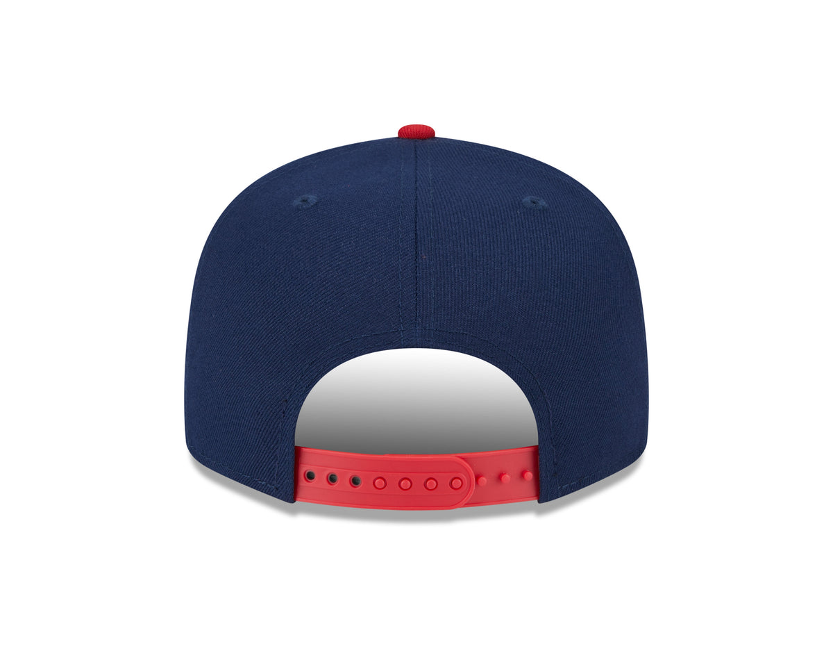 Montreal Alouettes CFL New Era Men Navy/Red 9Fifty Two Tone Snapback product image 2, provided for visual reference and