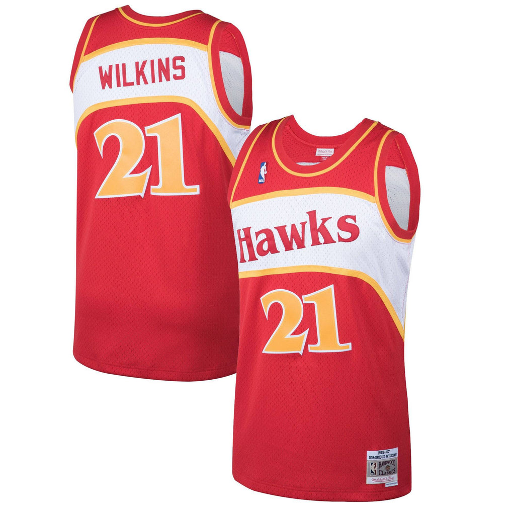 Men's Atlanta Hawks Dominique Wilkins Mitchell & Ness Red product image 1