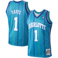 Men’s Baron Davis Charlotte Hornets Teal 1999-2000 Swingman product image 1