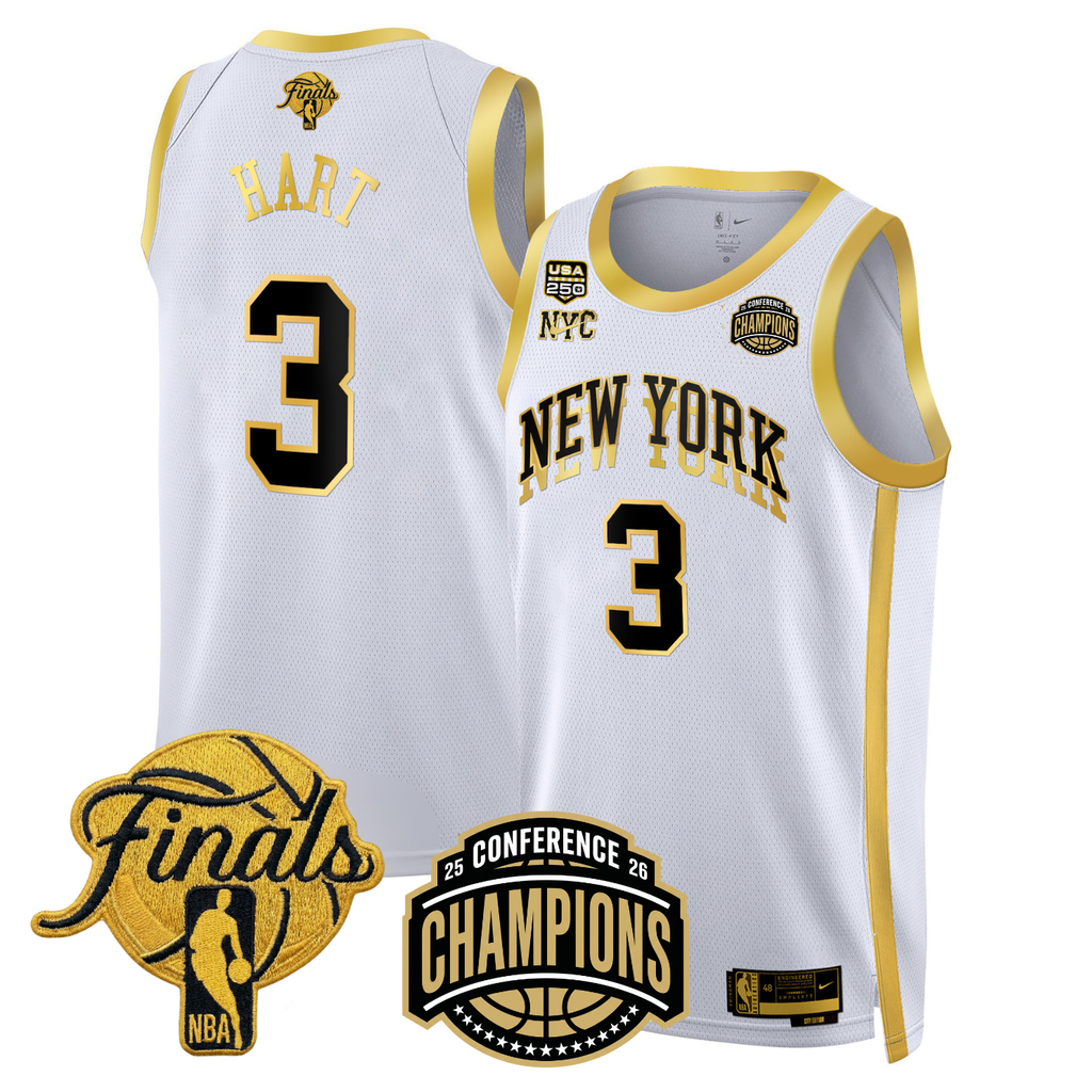 NYK 2026 Finals Limited Gold Jersey V2 - Stitched product image 1