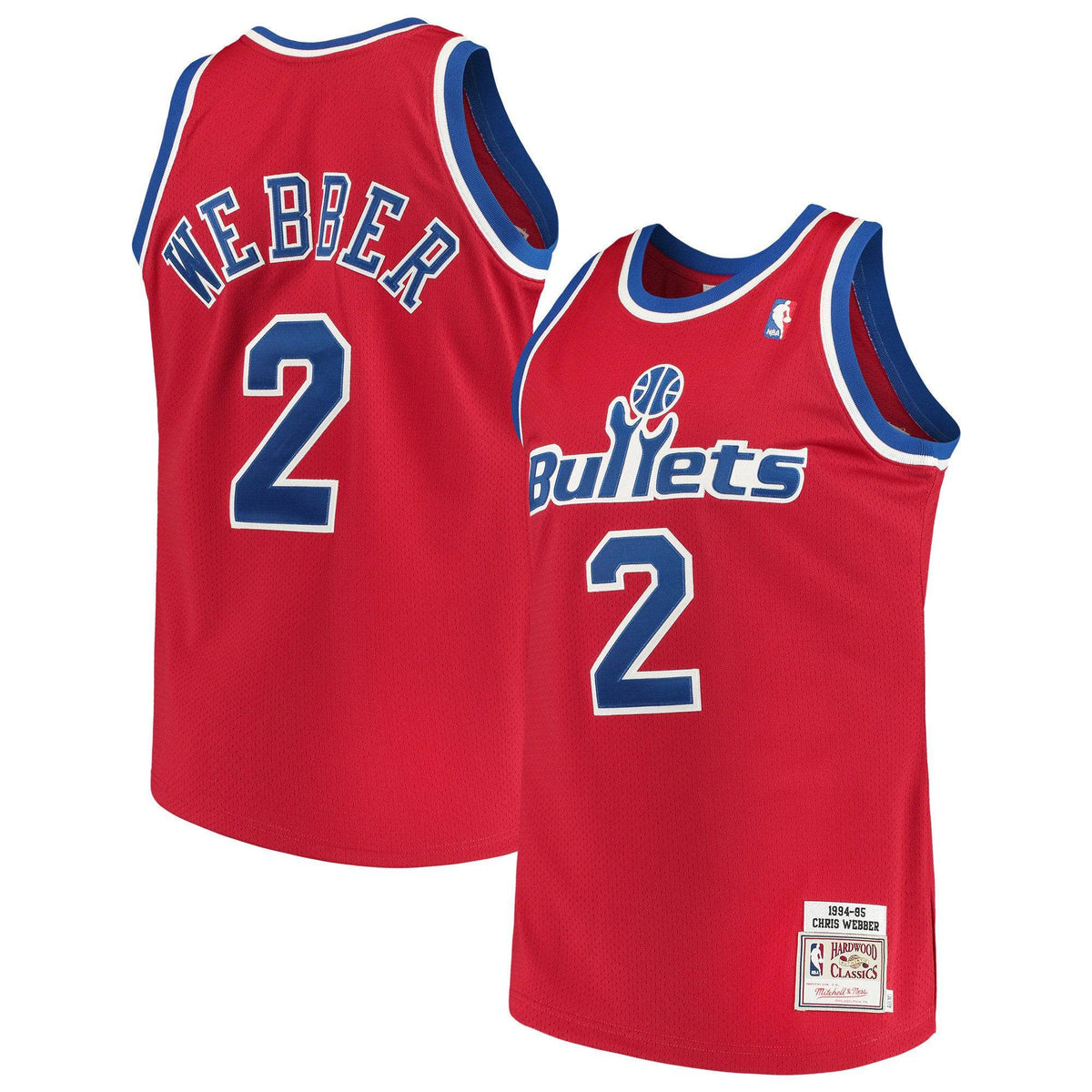 Men's Washington Bullets Chris Webber Mitchell & Ness Red product image 1
