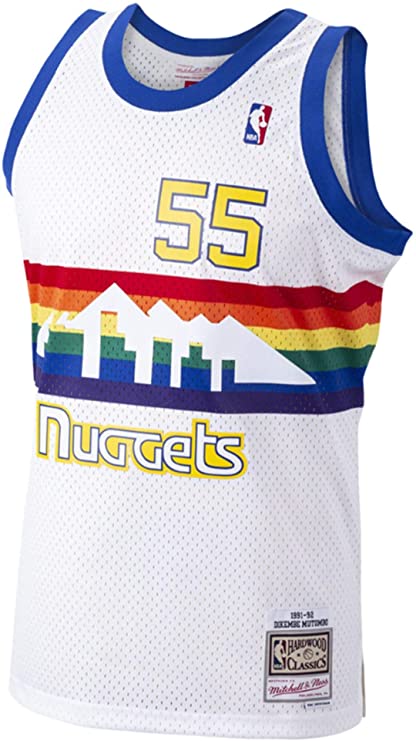 Men's Mitchell & Ness Dikembe Mutombo Denver Nuggets White product image 2