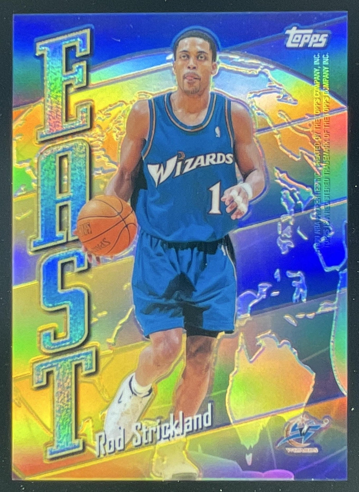 1998-99 Topps East/West Refractor #EW17 Rod Strickland Jason Kidd product image 2, provided for visual reference and product