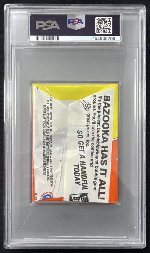 1980 Topps Basketball Sealed Wax Pack PSA 8 product image 2, provided for visual reference and product detail review