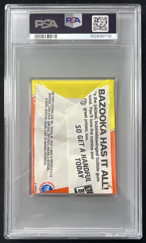 1980 Topps Basketball Sealed Wax Pack PSA 8 product image 2, provided for visual reference and product detail review