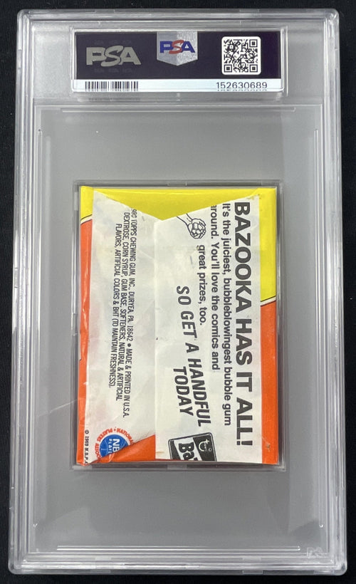 1980 Topps Basketball Sealed Wax Pack PSA 8 product image 2, provided for visual reference and product detail review