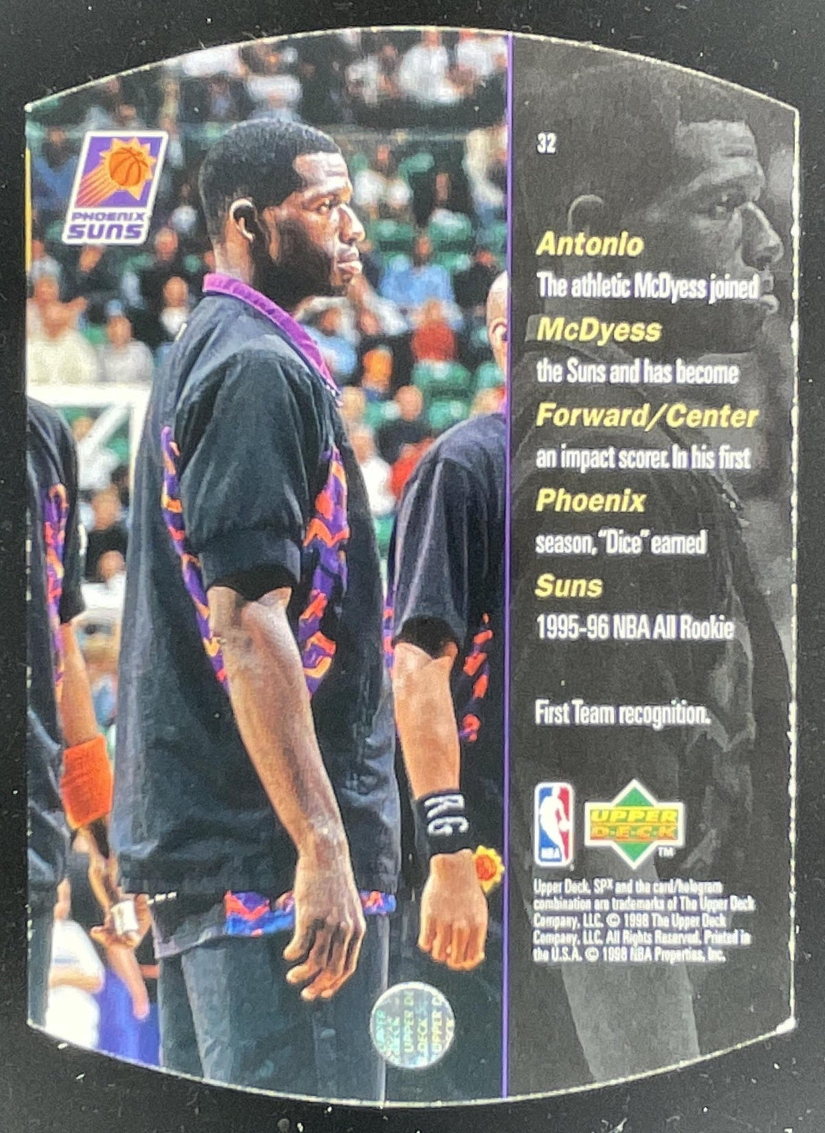 1997-98 SPx Gold #32 Antonio McDyess product image 2, provided for visual reference and product detail review
