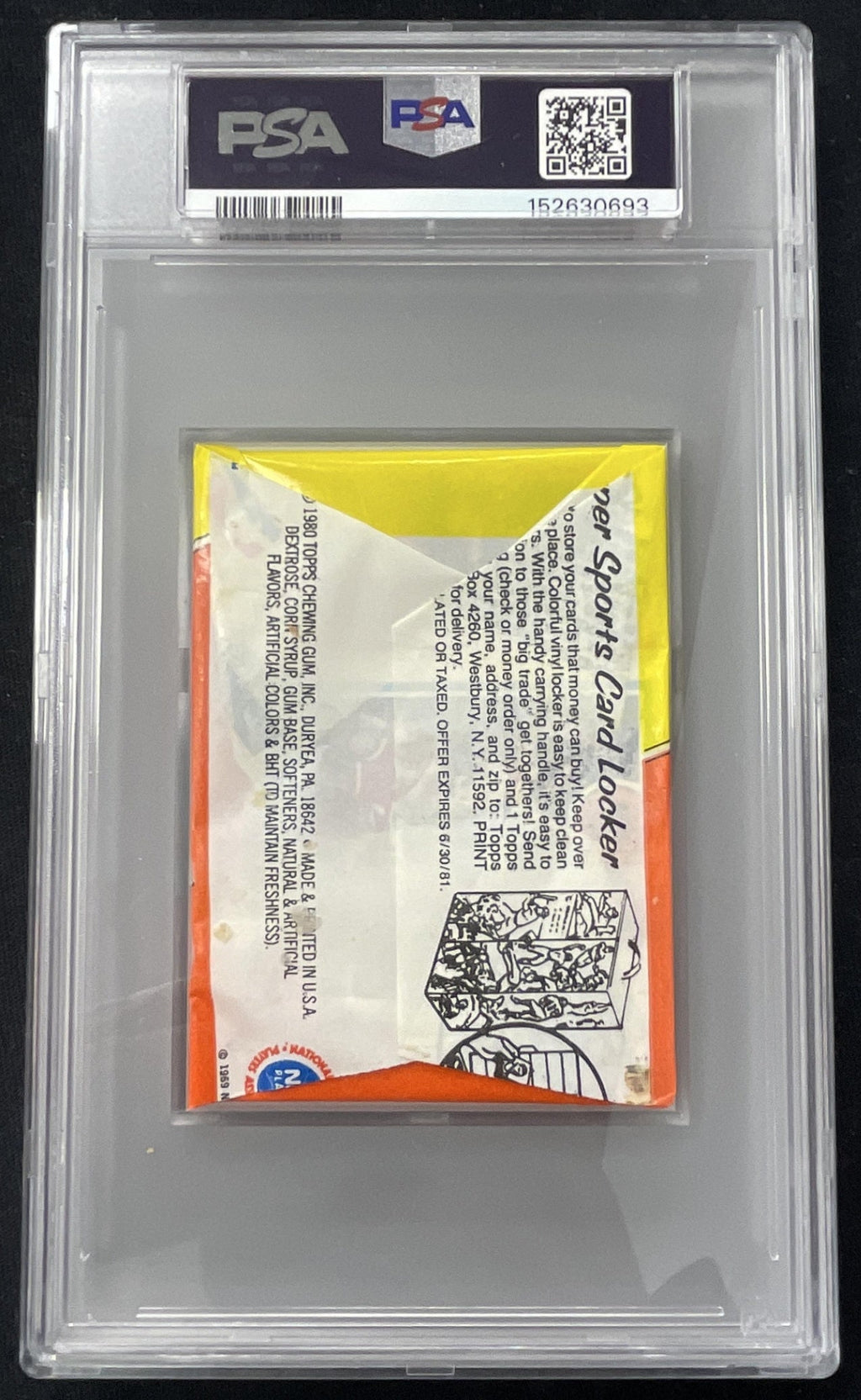 1980 Topps Basketball Sealed Wax Pack PSA 8 product image 2, provided for visual reference and product detail review