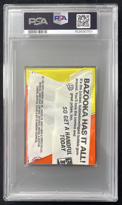 1980 Topps Basketball Sealed Wax Pack PSA 8 product image 2, provided for visual reference and product detail review