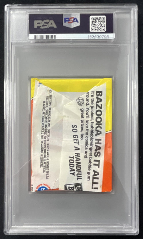 1980 Topps Basketball Sealed Wax Pack PSA 8 product image 2, provided for visual reference and product detail review